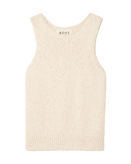 Rohe Natural Textured Sleeveless Top