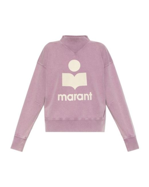Isabel Marant Purple Isabel Marant Étoile Moby Logo Sweatshirt