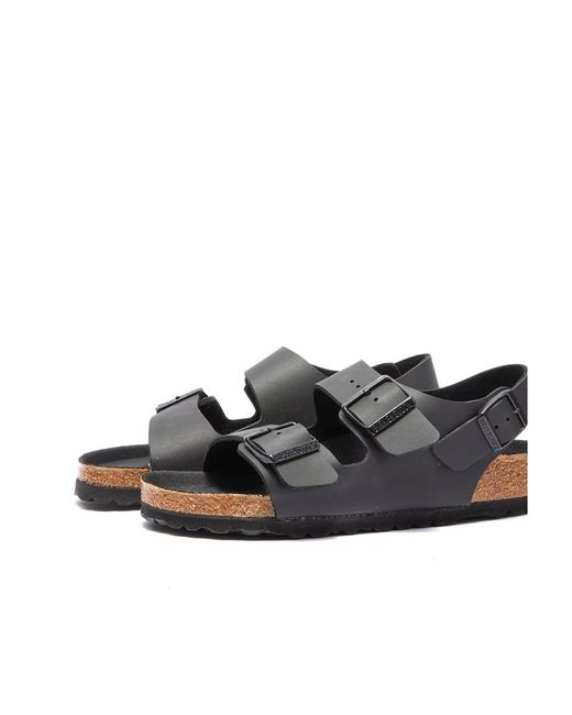 Birkenstock Black Milano Sandals for men