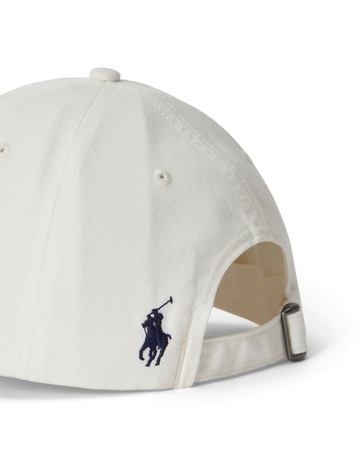Polo Ralph Lauren White Classic Sports Baseball Cap