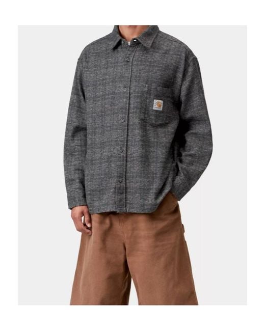 Carhartt Gray L/ Bagley Shirt for men
