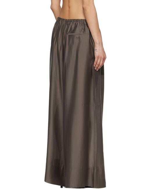 Entire studios Gray Vento Wide-Leg Pants