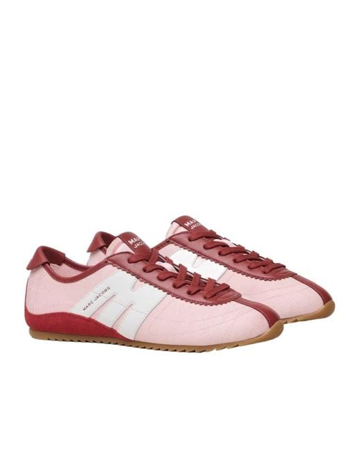 Marc Jacobs Pink The Brushed Satin 400 Bleecker Runners