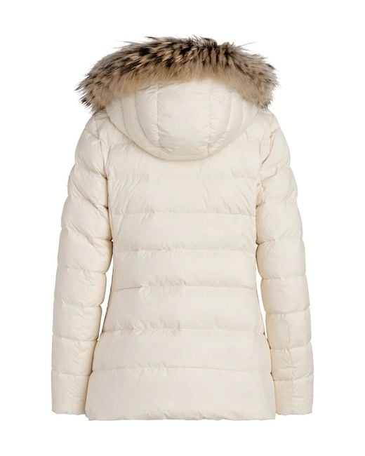 Tatras Natural Long-Sleeve Hooded Padded Jacket