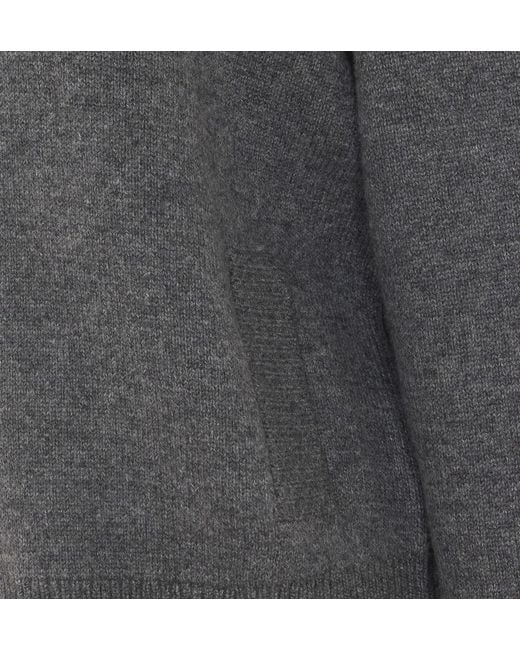 Lisa Yang Gray Aleya Zip-Up Cardigan