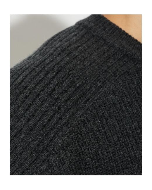 Isabel Marant Black Long-Sleeve Knit Top for men