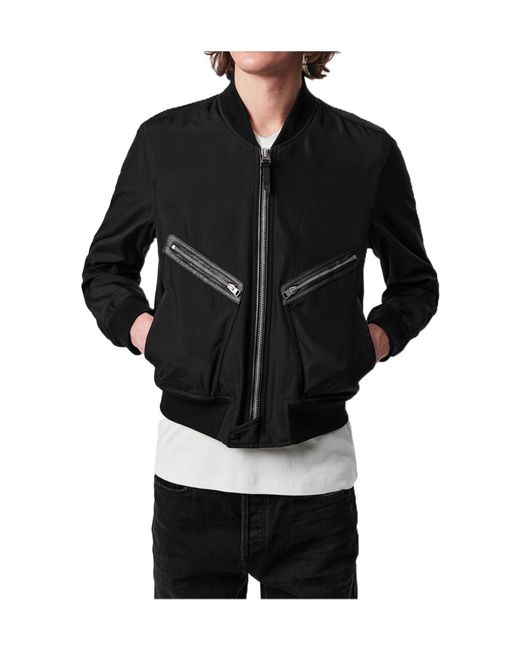 Tom Ford Black Poplin Bomber Jacket for men