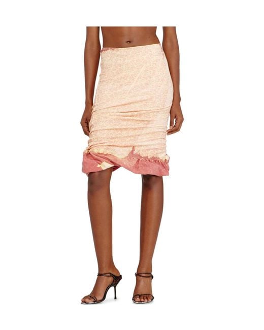 DIESEL Pink O-Pale Skirt