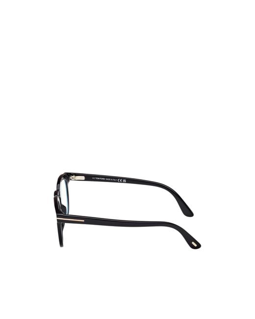Tom Ford White Circular Flat Mirror for men