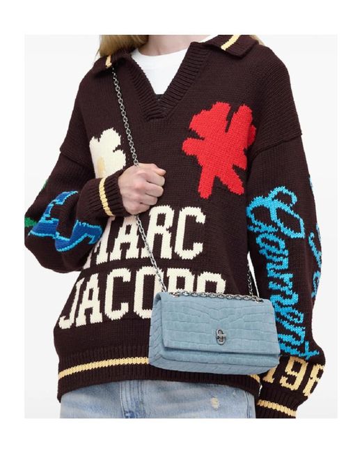 Marc Jacobs Blue Slim Chain Shoulder Bag