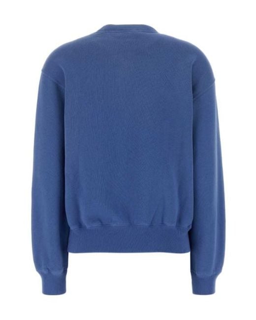 Polo Ralph Lauren Blue Logo Embroidered Crewneck Sweatshirt