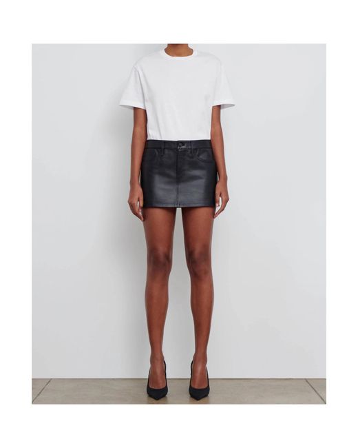 Wardrobe NYC White Round Neck Cotton T-Shirt