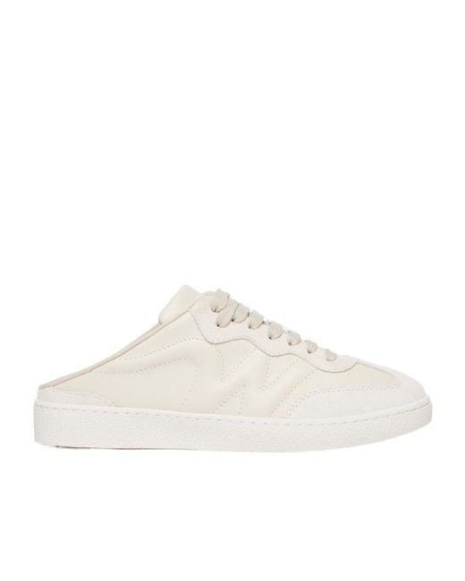 Weekend by Maxmara White Lace Up Sneakers