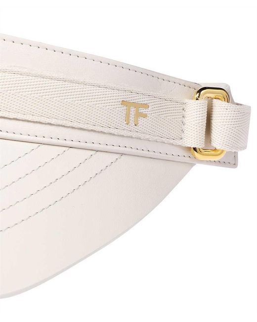 Tom Ford White Logo Hat