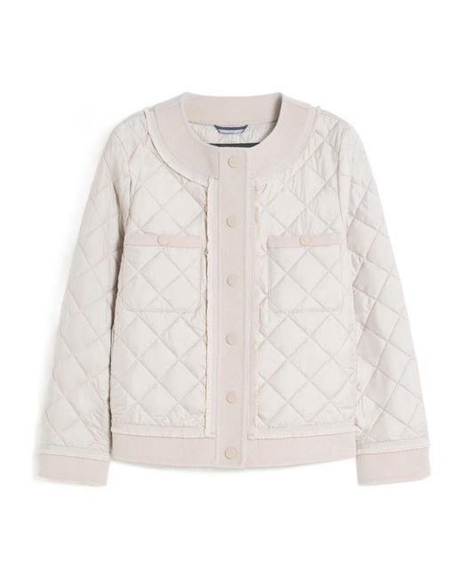Weekend by Maxmara White Padded Cropped Jacket