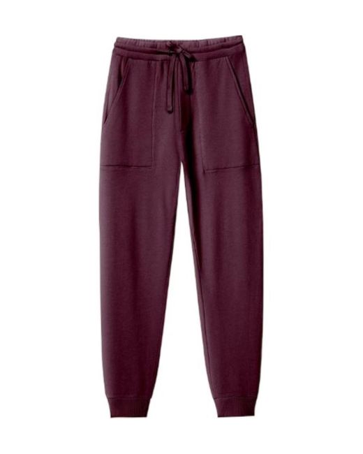Nanushka Purple Embroidered-Logo Track Pants