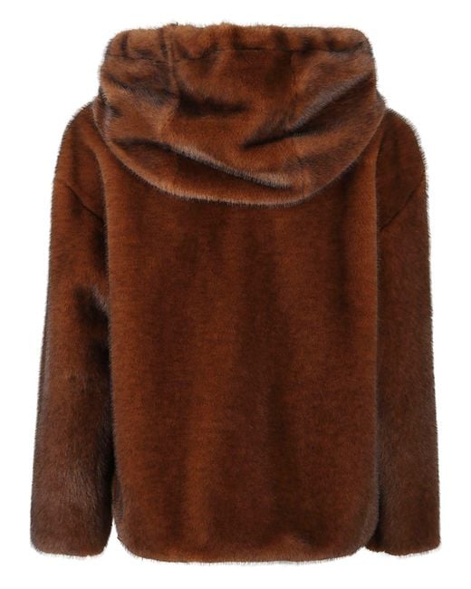 Herno Brown Short Fur