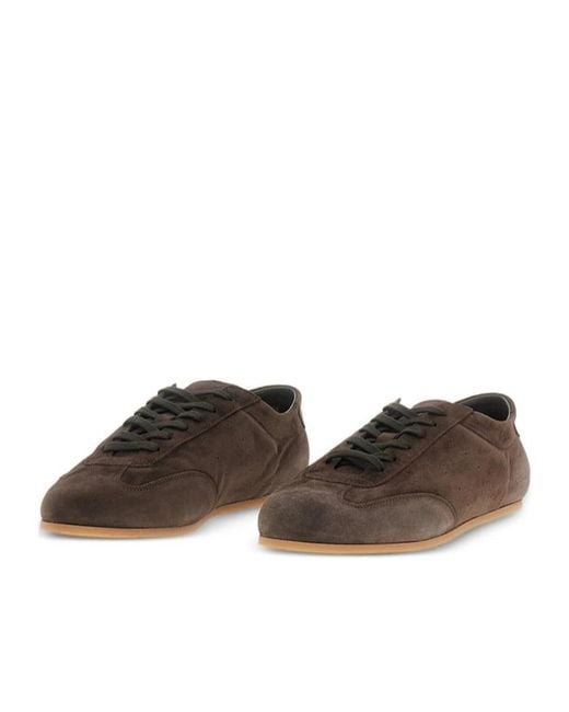 Common Projects Brown Flat-Soled Sneakers for men