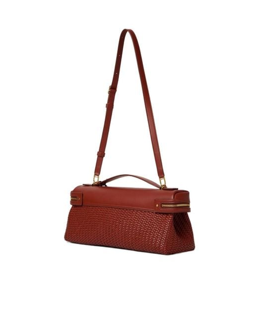 Loro Piana Red Extra Softy Bag L33