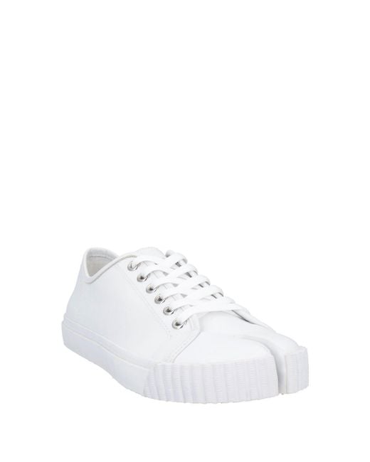 Maison Margiela White Simple Low Cut Casual Shoes