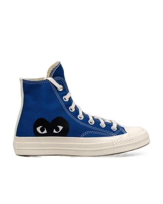 COMME DES GARÇONS PLAY Blue X Converse Chuck 70 High-Top Sneakers for men