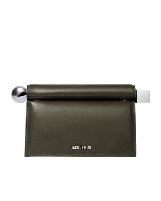 Jacquemus Black The Rond Carré Clutch Bag