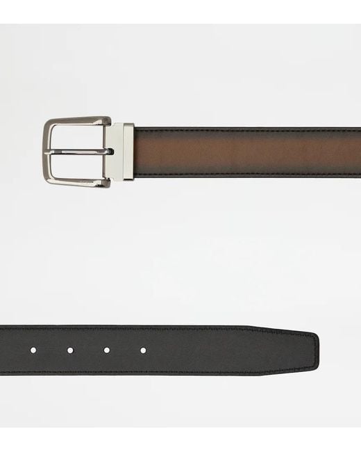 Tod's Brown Adjustable And Reversible Strap for men