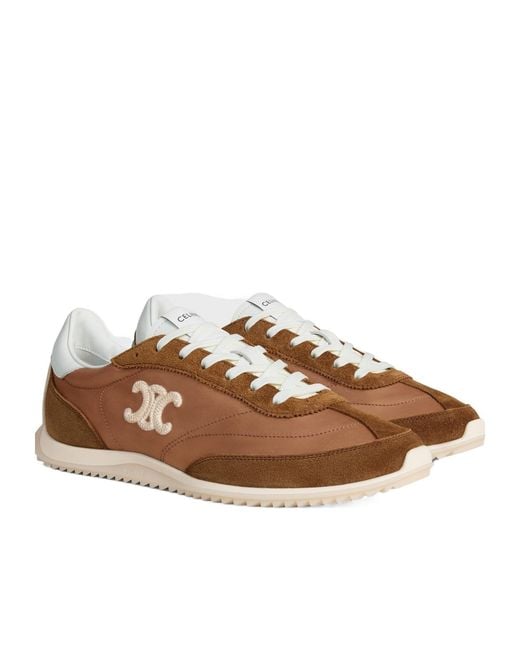 Céline Brown Racer Sneaker