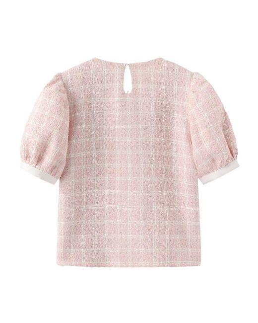 Marissa Chiara Pink Short-Sleeved Polo Shirt