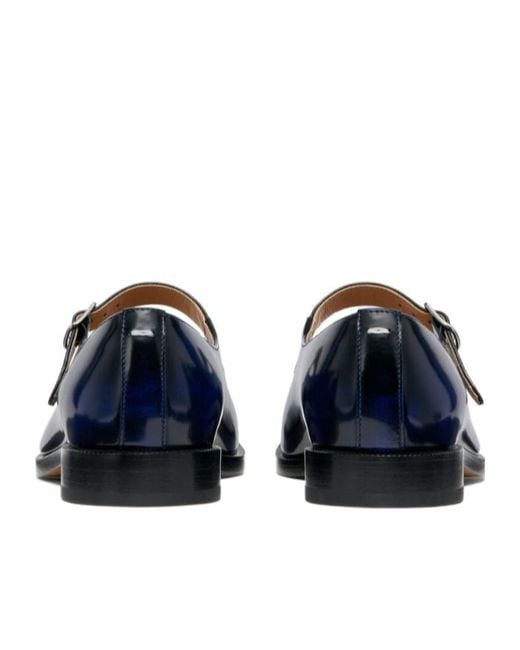 Maison Margiela Blue Tabi City Mary Jane Shoes