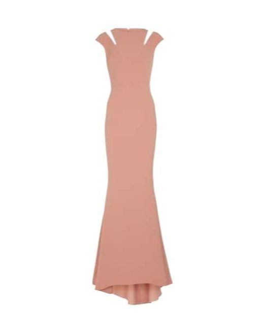 Safiyaa Pink Crepe Dress