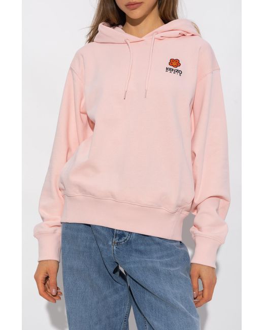 KENZO Pink Boke Flower Motif Hoodie