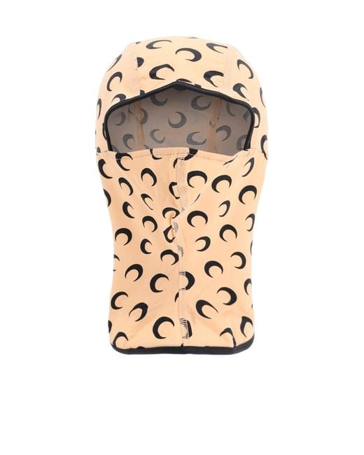 MARINE SERRE Natural Printed Hat