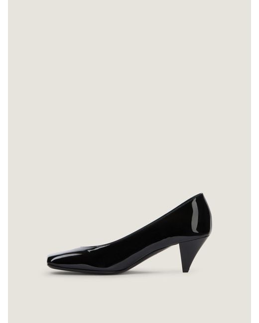 Givenchy Black Sliced Square Pumps