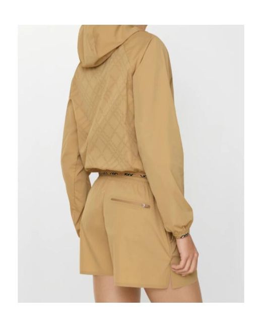 Burberry Natural Stretch Nylon Hooded Jacket