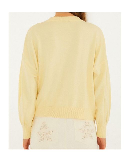 Farm Rio Metallic Bicycle Graphic Sweater