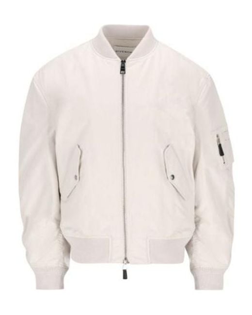 Givenchy Natural Logo Printed Bomber Jacket for men
