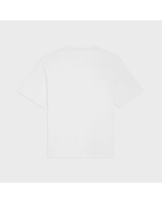 Céline White Loose T-Shirt