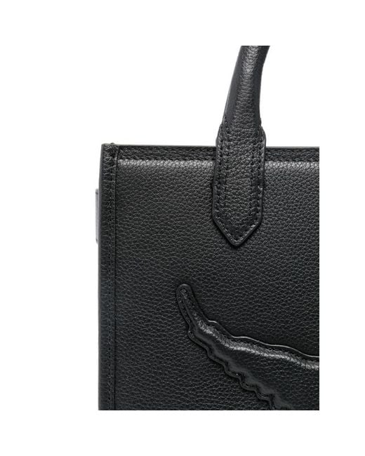 Zadig & Voltaire Black Xs Angel Wings-Appliqu Tote Bag