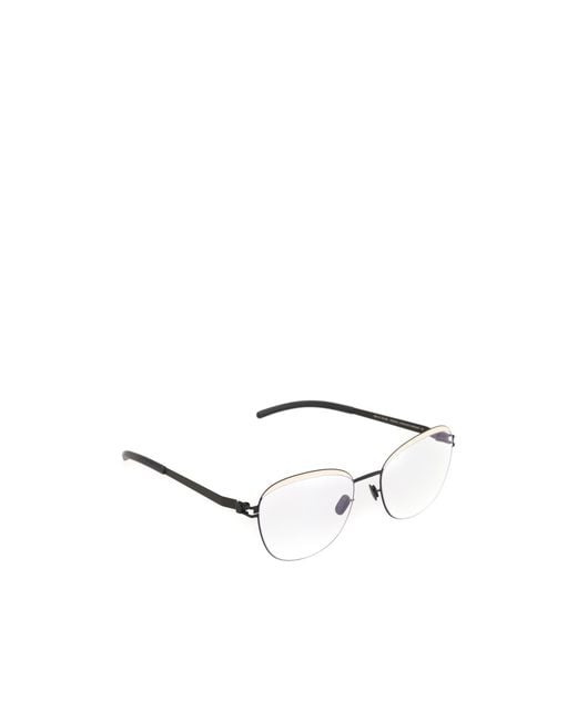 Mykita Metallic Geometrically Framed Flat Mirror for men