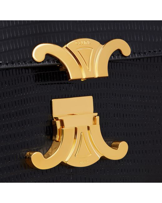 Céline Black Chain Shoulder Bag Triomphe