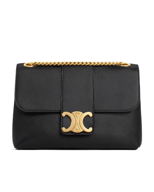 Céline Black Medium Victoire Bag