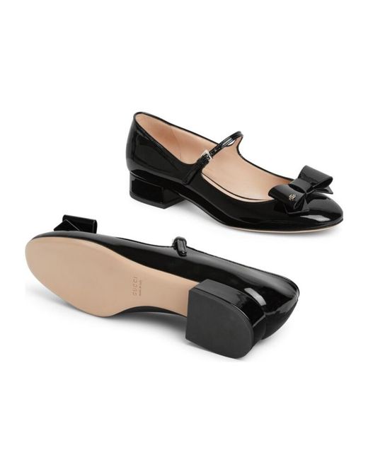 Gucci Black Ballet Flat With Bow