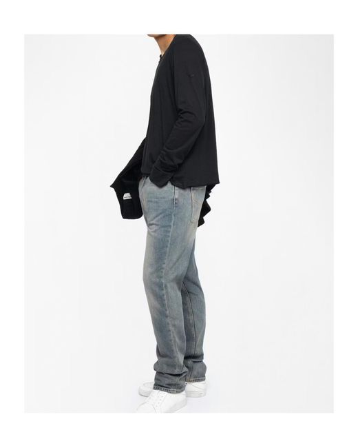 Zadig & Voltaire Black Monastir Henley T-Shirt for men