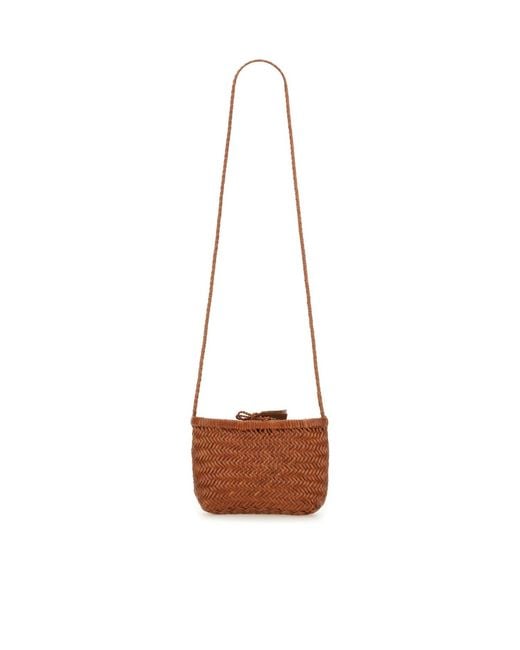 Dragon Diffusion White Minsu Handwoven Shoulder Bag