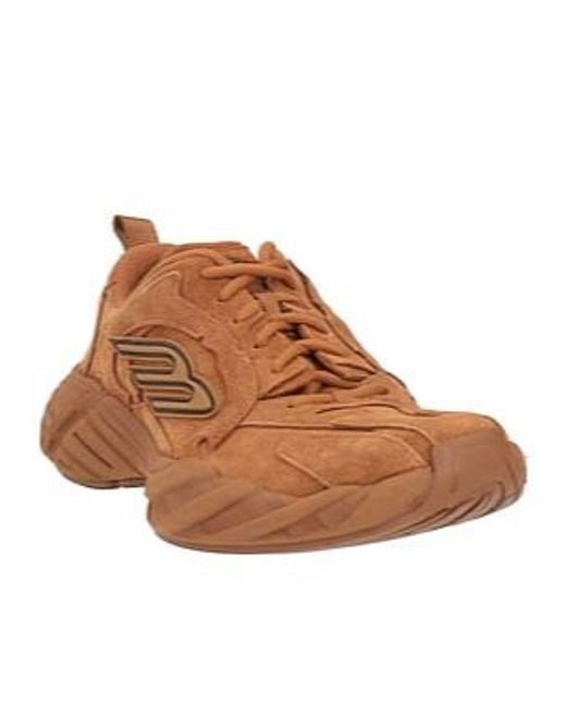 Balenciaga Brown Solidcolor Platform Sneakers