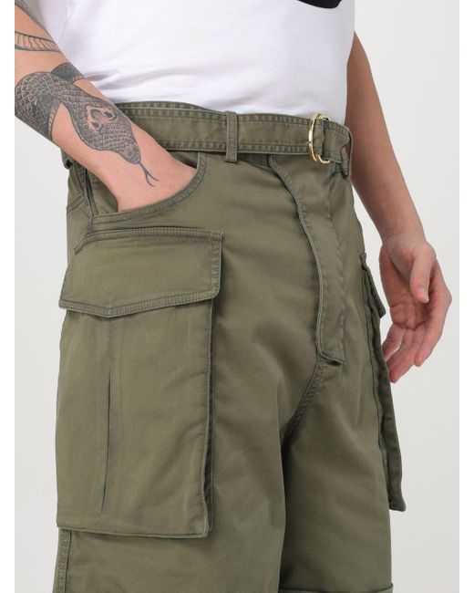 Balmain Multicolor Turn-Up Hem Cargo Shorts for men