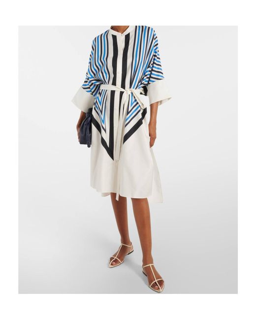 Joseph White Dania Print Dress