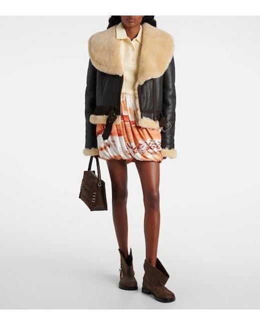 J.W. Anderson Black Short Leather Jacket