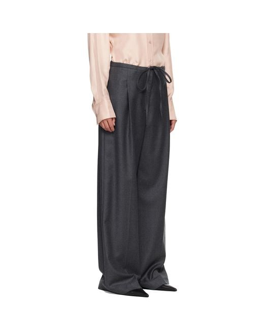 Rohe Black Drawstring Casual Pants